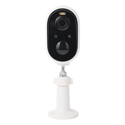Cámara IP de Batería (Gran Angular) 3 Megapixel | WiFi | Audio Bidireccional | Batería Recargable 5200 mAh | IP65 |Exterior con Protección|  Estadísticas de Energía | Detección de Humanos | Incluye Panel So