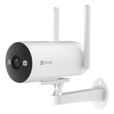 Cámara Bala / 4G / Resolución 3 Megapixel (2K) / Visión Nocturna en Color / AI Detección de Humanos y Vehículos / Defensa Activa con Sirena y Luz Estroboscópica / IP67 