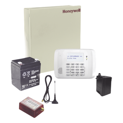 Kit de sistema de alarma VISTA-48LA con comunicador celular 4G LTE-M/5G y 2 años de servicio incluido