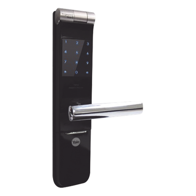 Cerradura Autónoma YMF40 con Teclado y  Biometrica con Huella de Alto Diseño Estético!