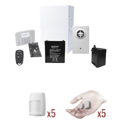 Kit de panel de alarma de intrusión VISTA-48LA con comunicador IP para zonas inalámbricas