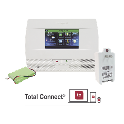 Panel de control de alarma inalámbrico con pantalla táctil de 4.3 pulgadas y comunicador telefónico integrado