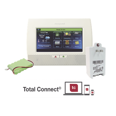 Sistema de control de alarma con pantalla táctil de 7 pulgadas a color, Wi-Fi y Z-Wave integrado para automatización del hogar