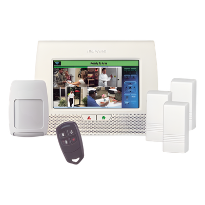Panel de alarma inalámbrico con pantalla táctil color de 7 pulgadas y kit de sensores incluidos