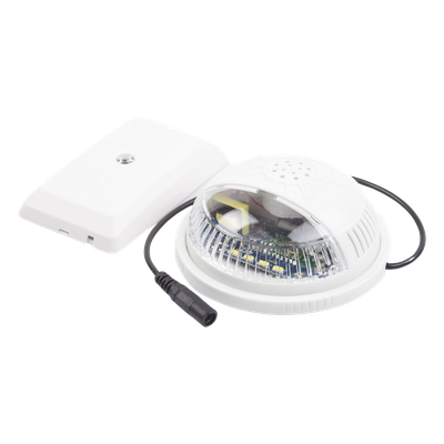 Kit inalámbrico Z-Wave para abrir y cerrar la puerta de garage a control remoto, con receptor de relevador y sirena-estrobo, para paneles LYNX Touch