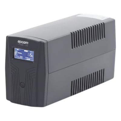 UPS de 850VA/510W / Topología Línea Interactiva / Entrada y Salida 120 Vca / Clavija NEMA 5-15P / 6 Tomas NEMA 5-15R / Sin RJ11 ni RJ45