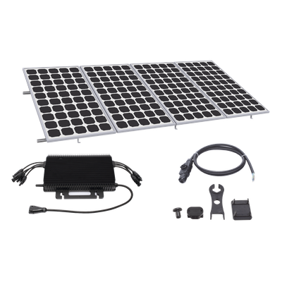 Kit Solar para Interconexión de 2.2KW de Potencia Pico 220Vcc con Microinversor y 4 Módulos de 550 W (Incluye Montaje )