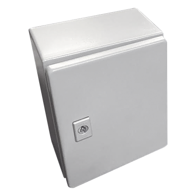 Gabinete de Acero, Nema 4 -IP 66 de 30x30x15 cm con Platina y certificado UL.
