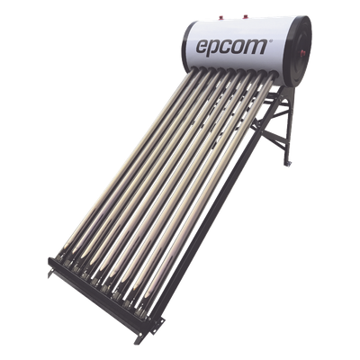 Bóiler Solar de 90L, Baja Presión con 9 Tubos de Vacío de Mayor Resistencia y Termotanque Inoxidable de Grado Alimenticio, Resistentes a Granizo de Hasta 25 mm/ l , Incluye Anodo de Magnesio 