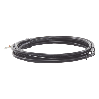 Cable para Controlador, 3.0 m, Negro, Calibre 8 AWG con Terminal de Ojo en un Extremo