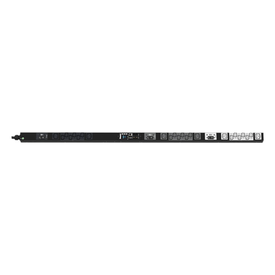 PDU Monitoreable (MI) para Distribución de Energía, Enchufe de Entrada NEMA L21-30P, Con 18 Salidas C13 y 6 C19, de Instalación Vertical, 208 Vca, 30 Amp