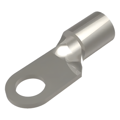 Zapata Terminal de Ojillo para Tornillo 3/8 " (10 mm)  y Calibre 8 AWG.