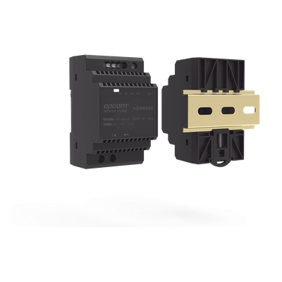 Fuente de Poder Industrial Entrada: 100-240 Vca / Salida: 24 Vcc/ 2.5 A/ 60 W/ Riel Din 