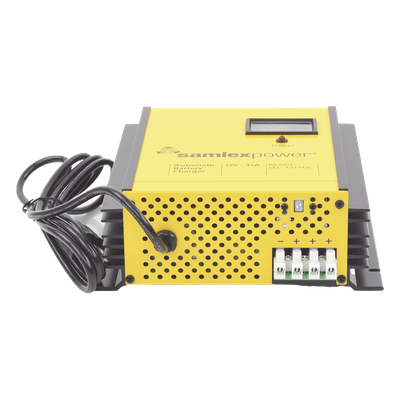 Cargador de Baterías de Plomo Ácido 12 Volts, 15 A / Bancos de 100 a 200 Ah