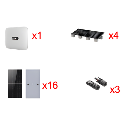 Kit Solar Interconexion  / 10kW  220Vca / Inversor HUAWEI / Montaje Incluido  