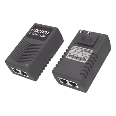 Adaptador de pared / Inyector PoE / 24 Vcc / 1 A / Controlado por chip IC / Protección contra OV, OC, SC, UV/  Fácil de instalar