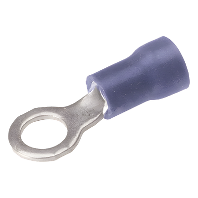 Zapata Terminal de Ojillo  para Tornillo 5/16 in (8 mm) calibre 16-14 AWG con aislamiento de vinilo.
