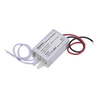 Fuente 12 V  |  1 Amper  |  Waterproof  | Intemperie grado IP67