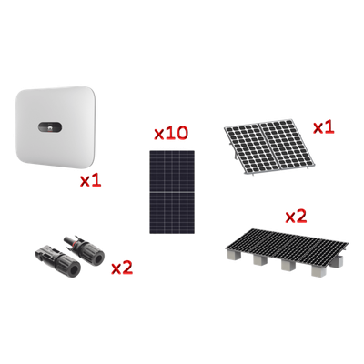 Kit Solar Interconexion  / 6 kW  220Vca / Inversor HUAWEI/ Montaje Incluido  