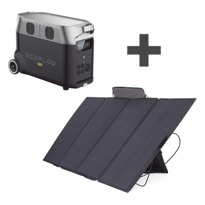 Kit de Estación de Energía Portátil 3600Wh + Panel Solar Flexible 400W