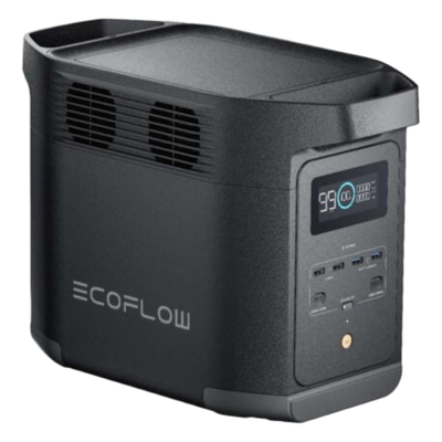 Estación de Energía Portátil de 980Wh Litio LFP / 10 Puertos AC 500 W (Max. 1000W) / 2 USB-C 100W / Cargador de Coche 10A a 12.6V / Conectividad WiFi y Bluetooth (App) / Carga Solar 500W Max.