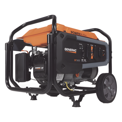 Generador Portátil a Gasolina, 3.6 kW, 120Vca, Arranque Manual