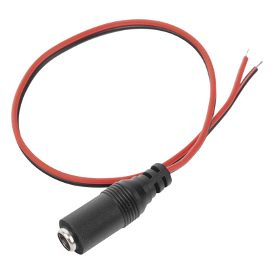 Cable con Conector Hembra, Alimentación para Vcc con Puntas Libres.