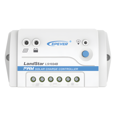Controlador Solar PWM / 10A / 12/24V / RS-485 / Baterías Gel-AGM-Selladas / Parámetros Configurables