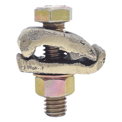 Conector Cable a Superficie Plana / Bronce 100% / Cable 4-2/0 AWG / Sin Soldadura Exotérmica / 2.5x3.5 cm (1x1.4 in)