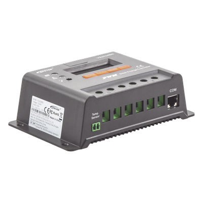 Controlador Solar de Carga y Descarga PWM 12/24V 20A con Display, Parámetros Configurables