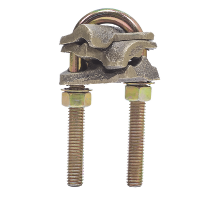 Conector X 2 Cables / Calibre 4-2/0 AWG / Bronce 100% / Unión Cruzada / Sin Soldadura / Baja Resistencia