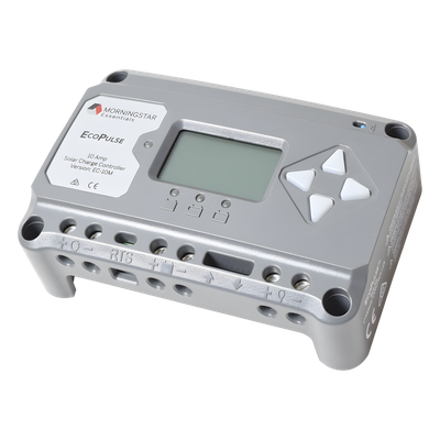 Controlador solar 12/24 Vcc de 20 Amp. Con pantalla de medición.