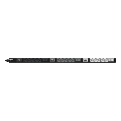 PDU Básico para Distribución de Energía, Enchufe de Entrada NEMA L15-30P, Con 30 Salidas C13 y 6 C19, de Instalación Vertical, 208 Vca, 30 Amp