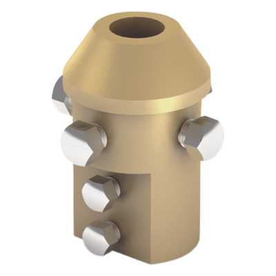 Adaptador de Punta Pararrayo PDC en Mástil 1 1/2".