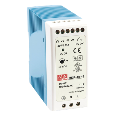 Fuente de poder Industrial Riel Din 48Vcc, 40W