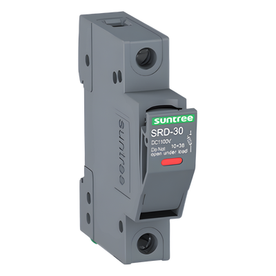 Porta Fusible CD 1000V 1 Polo Riel Din