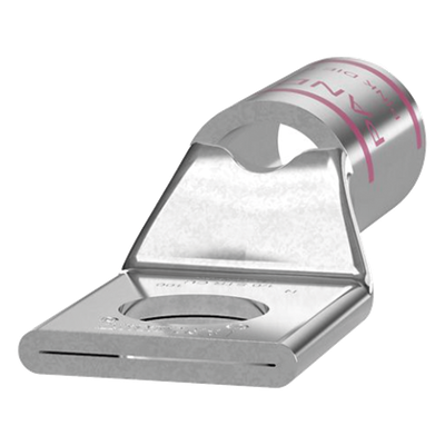 Zapata de compresión LCA1/0-38-X para cal. 1/0 Awg, Barreno para tornillo prisionero de 3/8, 1 Pz