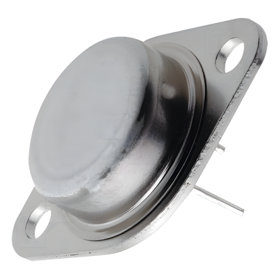 Transistor NPN Silicio / 50V 30A 150W / Encapsulado TO-3 / Protección Fuentes / Compatible RS-12A RS-20A / Alta Corriente