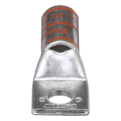 Terminal de Compresión de Cobre con Orificio 3/8 in, para Cable 3/0 AWG. 1 Pz.