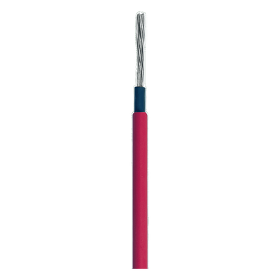 Cable Fotovoltaico Rojo / Cobre Estañado / 6 mm² (10 AWG) / 2000V / Rollo 50m / UL 4703 y TUV
