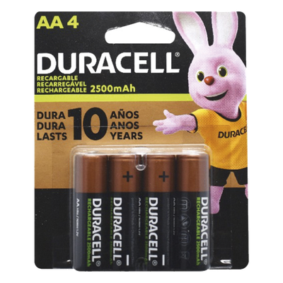 Batería Alcalina AA / DURACELL / 1.5 A No Recargable