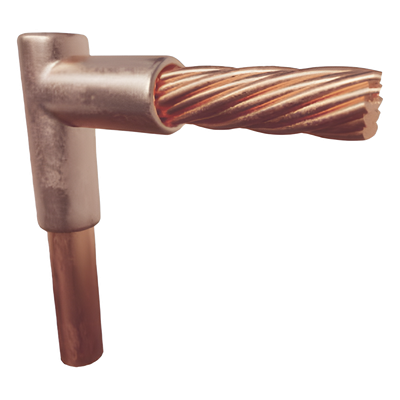 Molde para Soldadura Exotérmica Tipo L, tope varilla 3/4 In a Cable 2 Awg