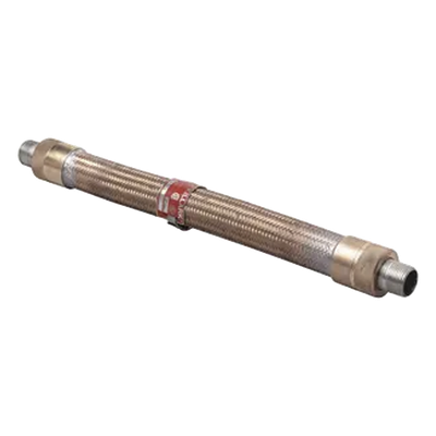 Cople Flexible Trenzado de Bronce de 1/2" x 12".