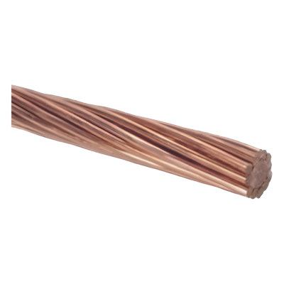 100 m / 10 AWG / Cable Eléctrico / Cobre Desnudo 