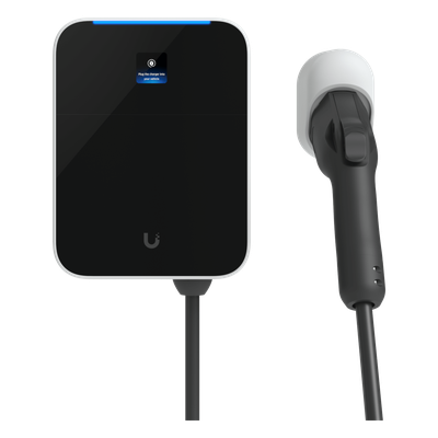 Estación de Carga EV UniFi Connect Lite / 11 kW Nivel 2 / Conector SAE J1772 / Intemperie Type 3R / Cable 7 m / Control de Acceso NFC / Gestión UniFi Connect