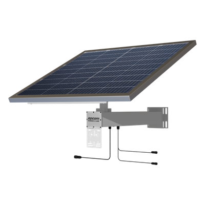 Sistema de Alimentación Solar 120W / Batería LiFePO₄ 60Ah (768Wh) / Panel Monocristalino / MPPT / 12V 3A / IP65 / Plug-and-Play / Monitoreo Remoto RS-485