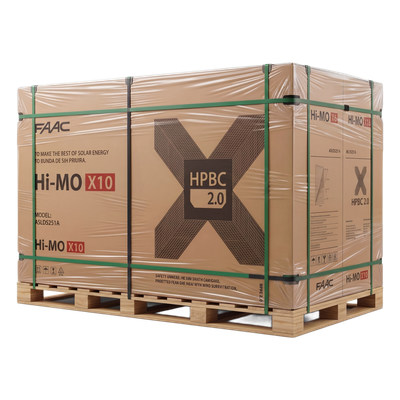 Pallet con 35 Modulo Solar LR772HVHF645M  HI-MO X10,ANDTIDUST  645 W, 53.8 Vcc, Monocristalino HPBC 