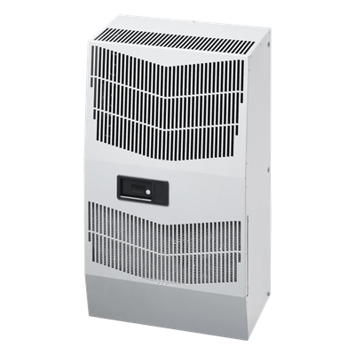 Aire Acondicionado para Gabinete / 6000 BTU/h (1757 W) / 115 Vca Monofásico / Acero Inoxidable SS316L Brushed / Protección ACP L2 / NEMA 4 y 3R / Rango -40 a 55 °C / Montaje en Pared Lateral