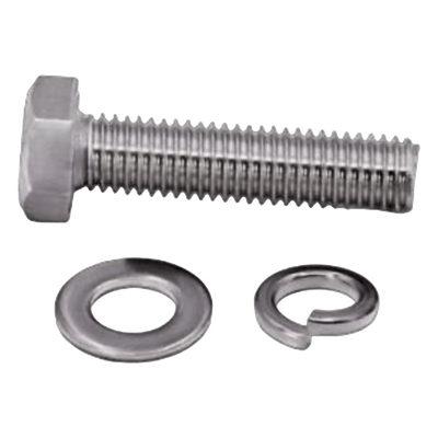 Tornillo M5 x 0.8 mm con arandela plana y arandela elástica para baterías de 12 V de 18-26 Ah 