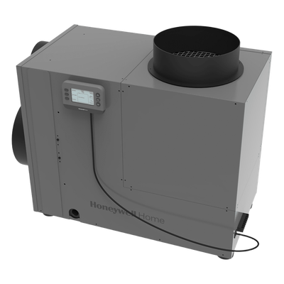 Deshumidificador de casa completa de 90 pintas por día con ventilación integrada, salida tri-direccional y sensores de fuga, filtro MERV 8 de 14x20 pulgadas